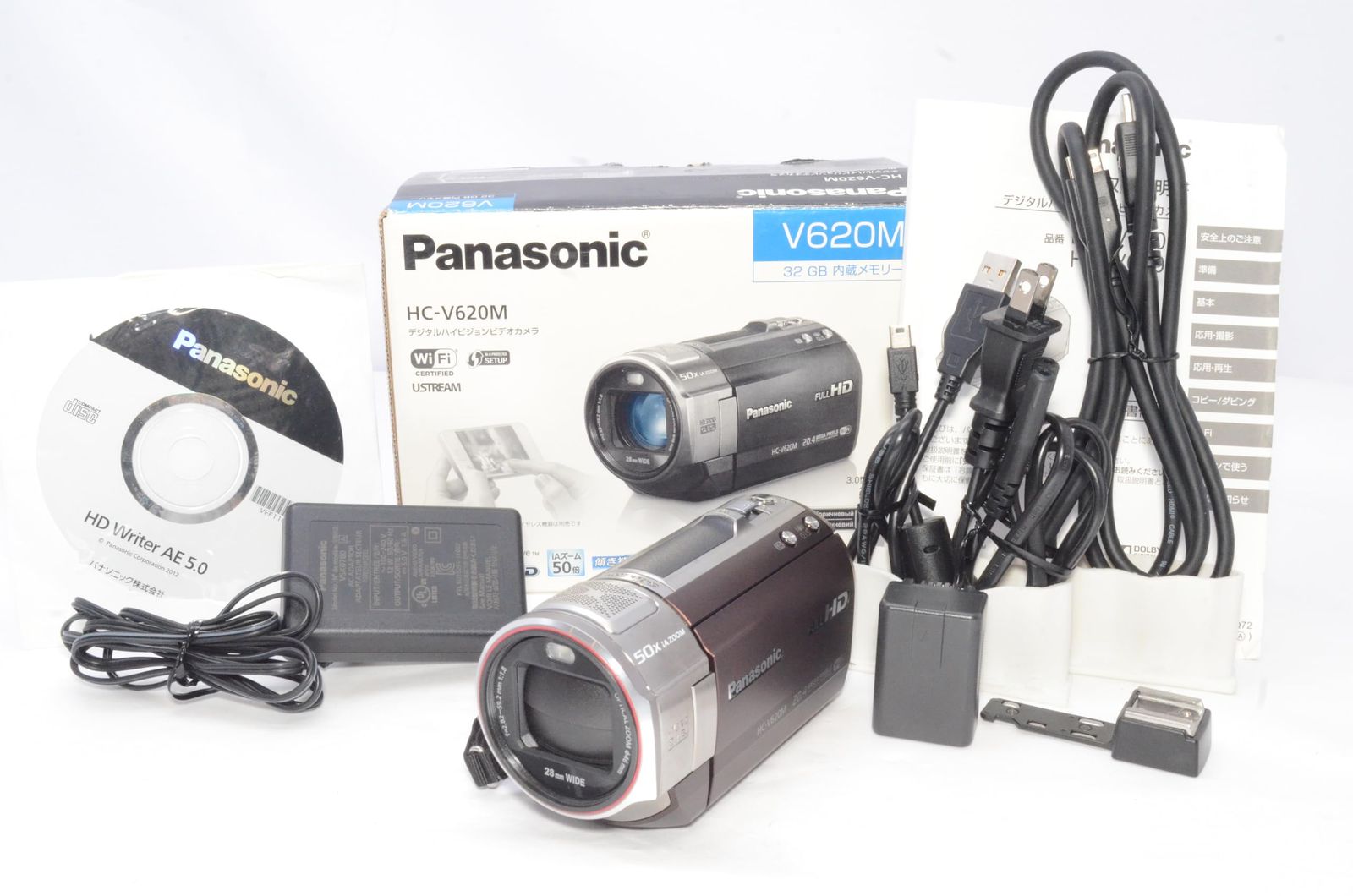 ボ*ン様 Panasonic HC-V620M ビデオカメラ 動作良好 ボ*ン様 Panasonic