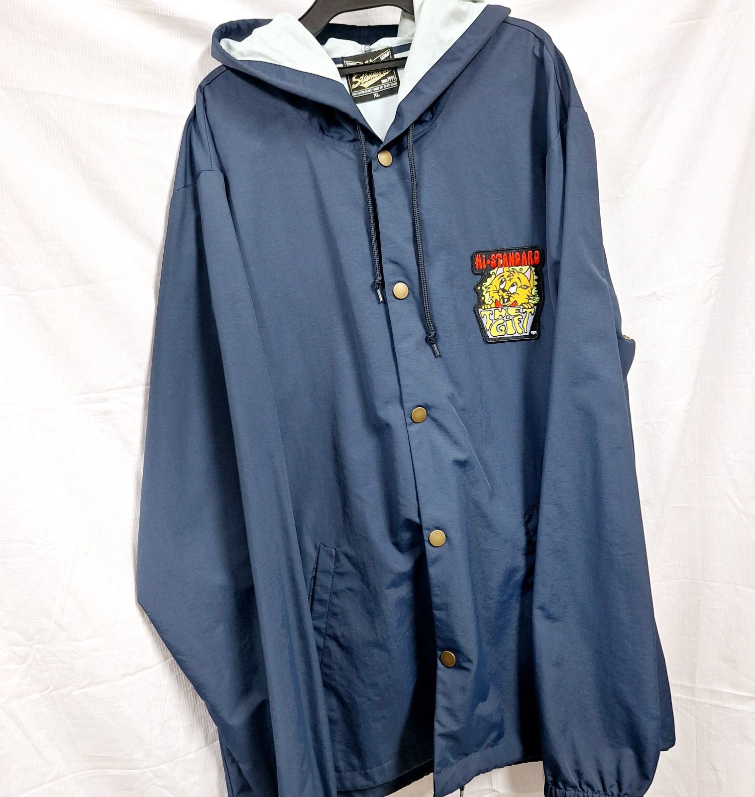 新品未開封】Hi-STANDARD ロゴ コーチジャケット L 紺 ネイビー Hi