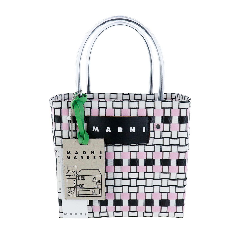 メルカリ最安値】マルニ marni カフェフラワーバッグ かごバック