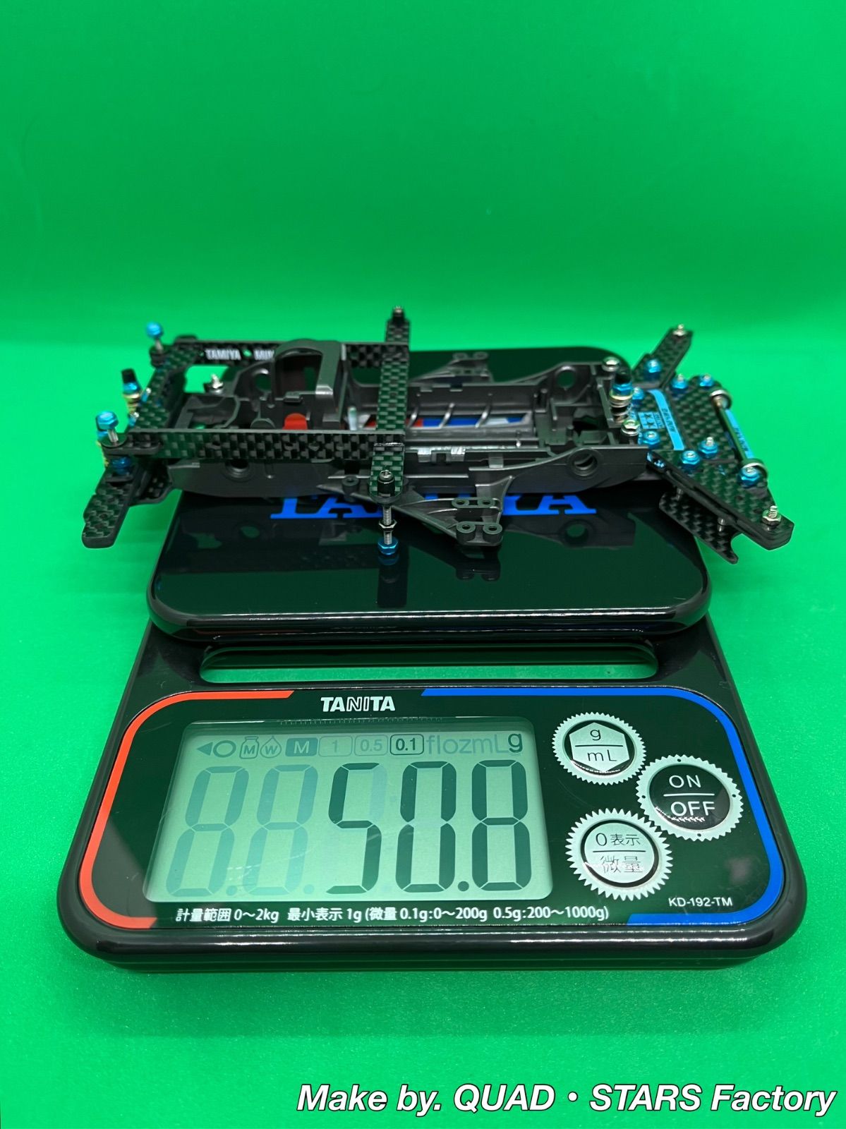 ミニ四駆・FM-Aシャーシ用】2軸ATスライドダンパー／左右独立稼働式＋1