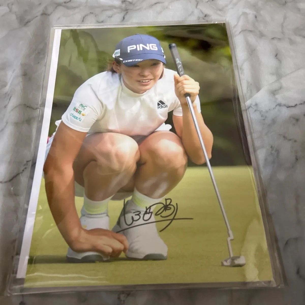 LPGAツアー 渋野日向子サイン入り色紙 LPGAツアー 渋野日向子サイン