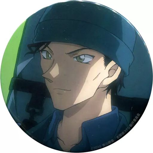 中古】バッジ・ピンズ(キャラクター) 2.赤井秀一(背景緑) 劇場版缶