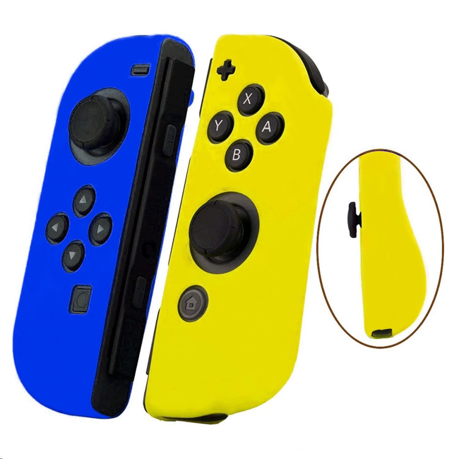 最終値下【箱・sd•本体ケース付き】Nintendo Switch 青・黄 本体