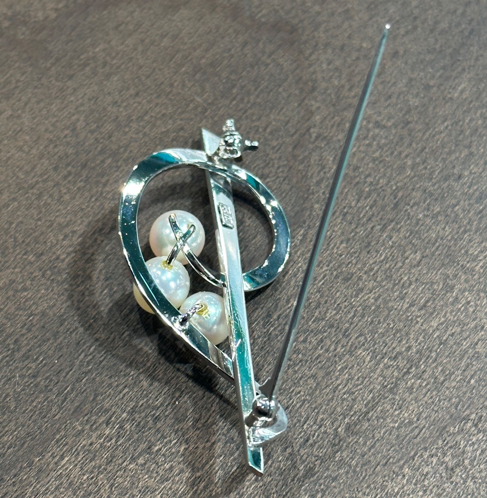 MIKIMOTO音符モチーフパール7.0〜7.1㎜ブローチ - メルカリ