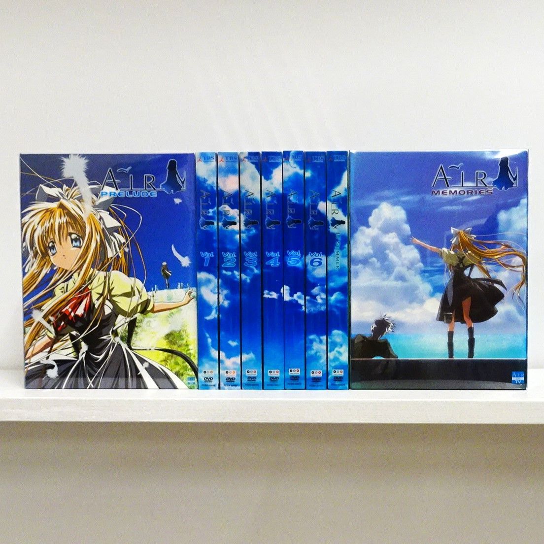 美品】アニメ AIR DVD 全9巻セット 未開封グッズ付き / TBS エアー