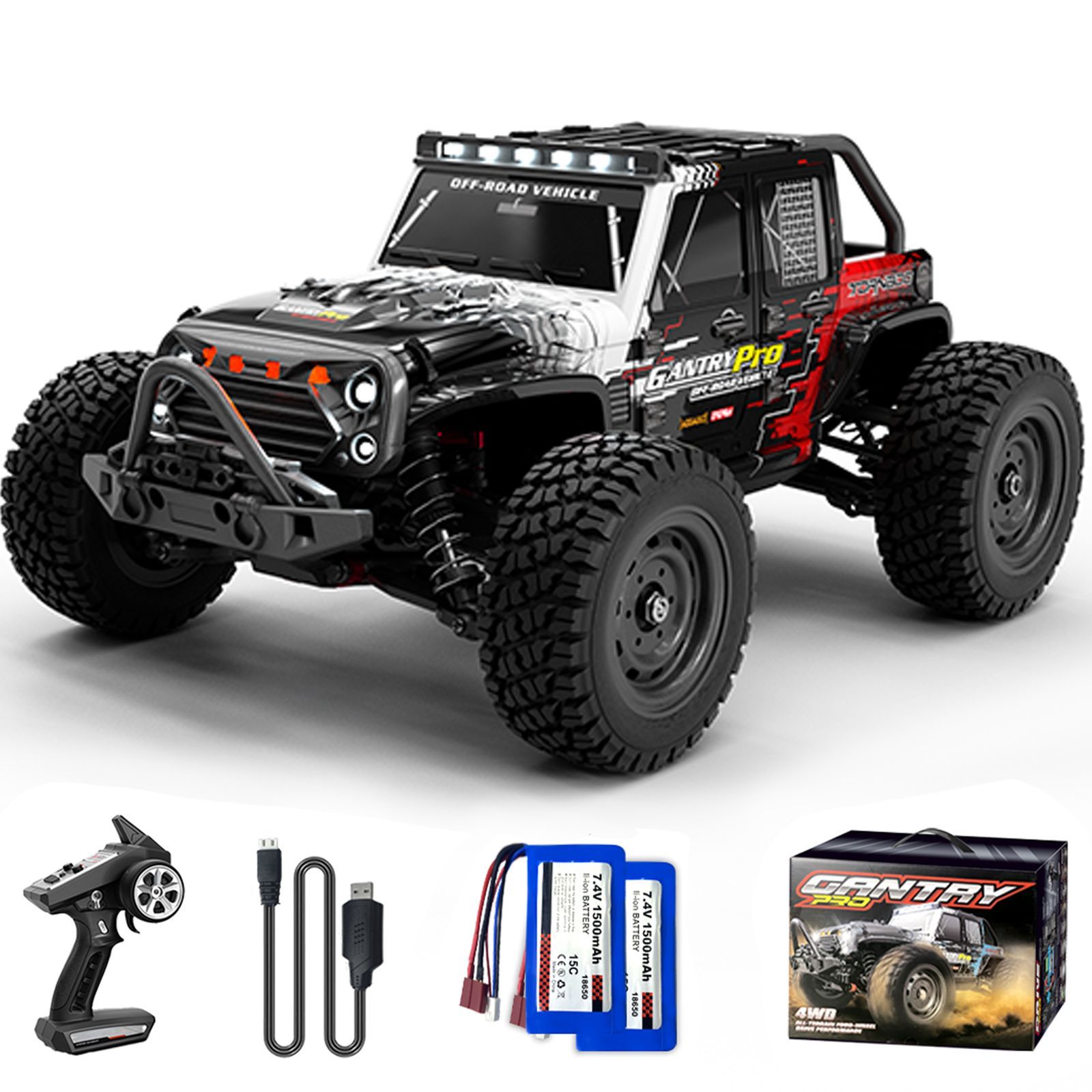 1:16 ブラシレス ラジコンカー 70km/h オフロード 高速車 4WD 2.4Ghz 3