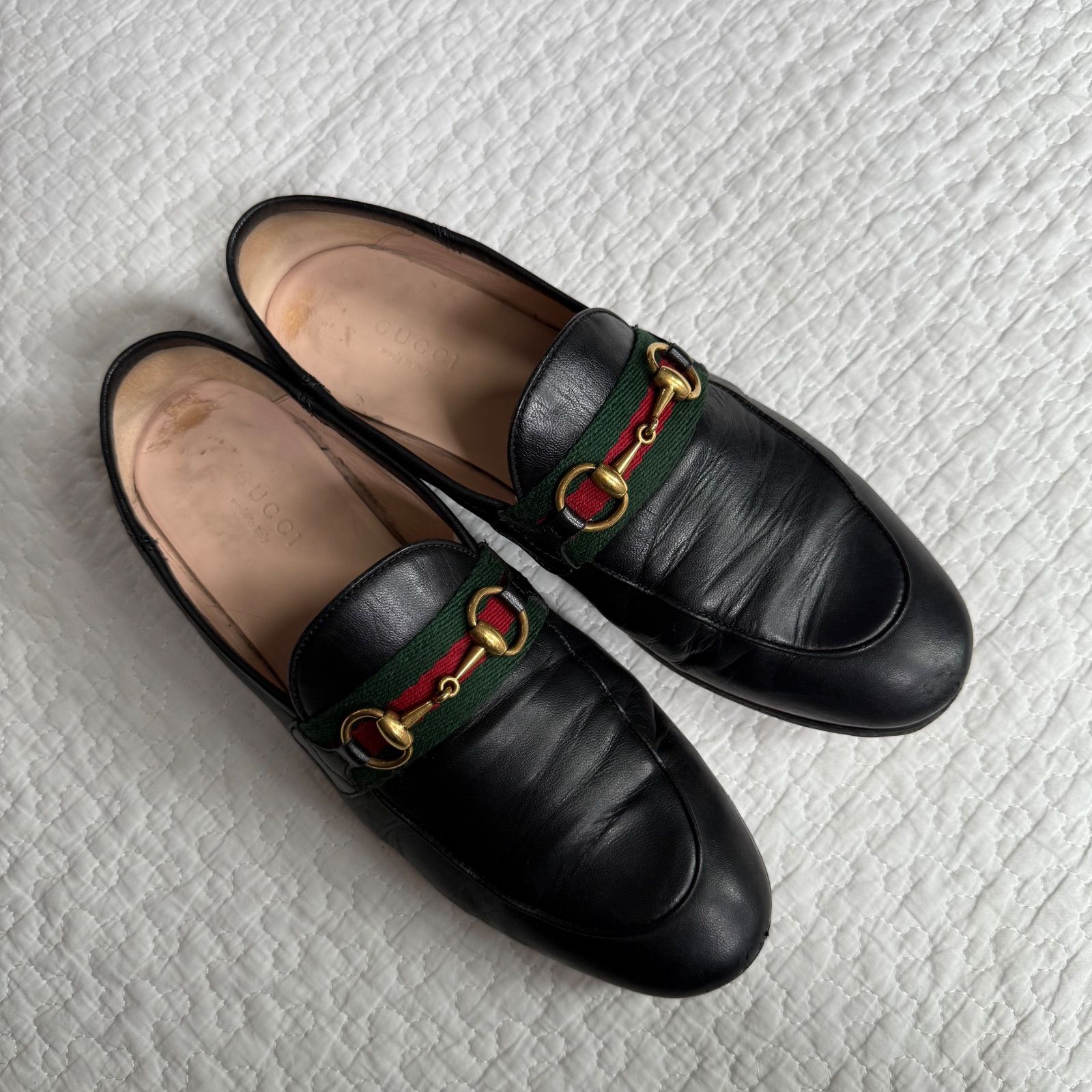 GUCCI グッチ ホースビットローファー ヨルダーン シェリーライン