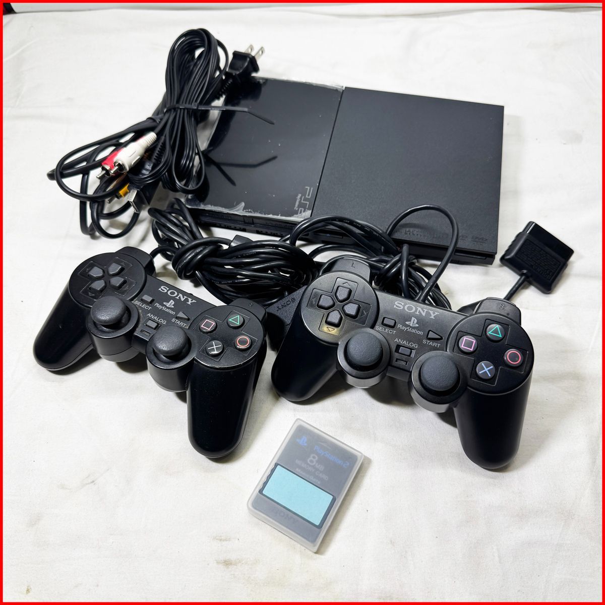 PlayStation2 本体 コントローラー×2 メモリー セット PS2 本体