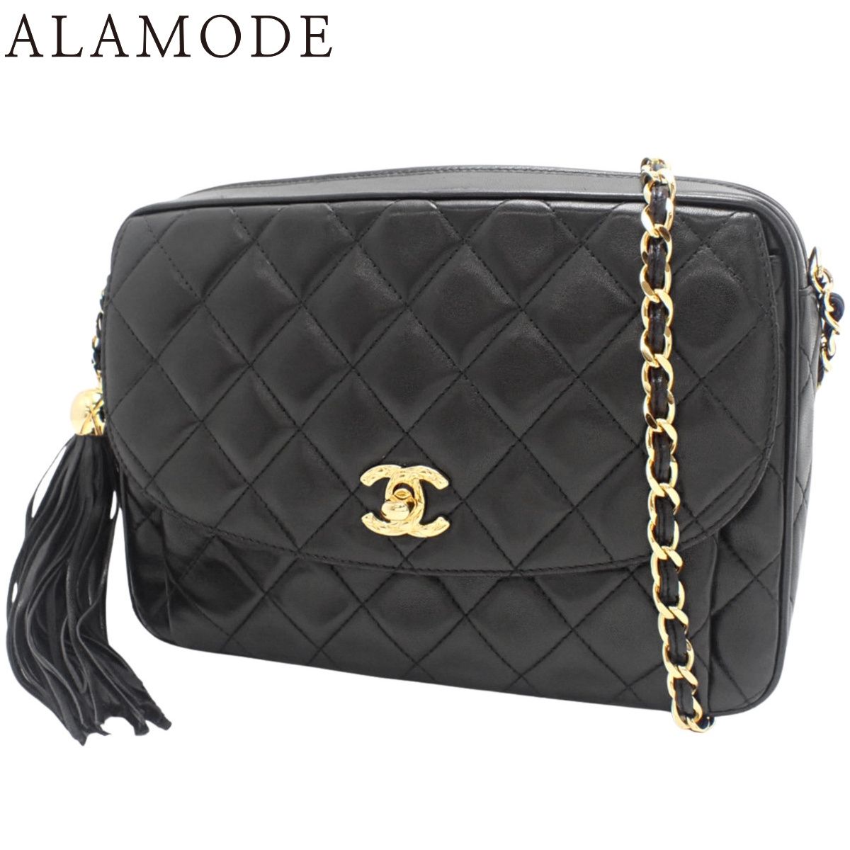 CHANEL(シャネル) マトラッセ ココマーク フリンジ チェーンショルダー