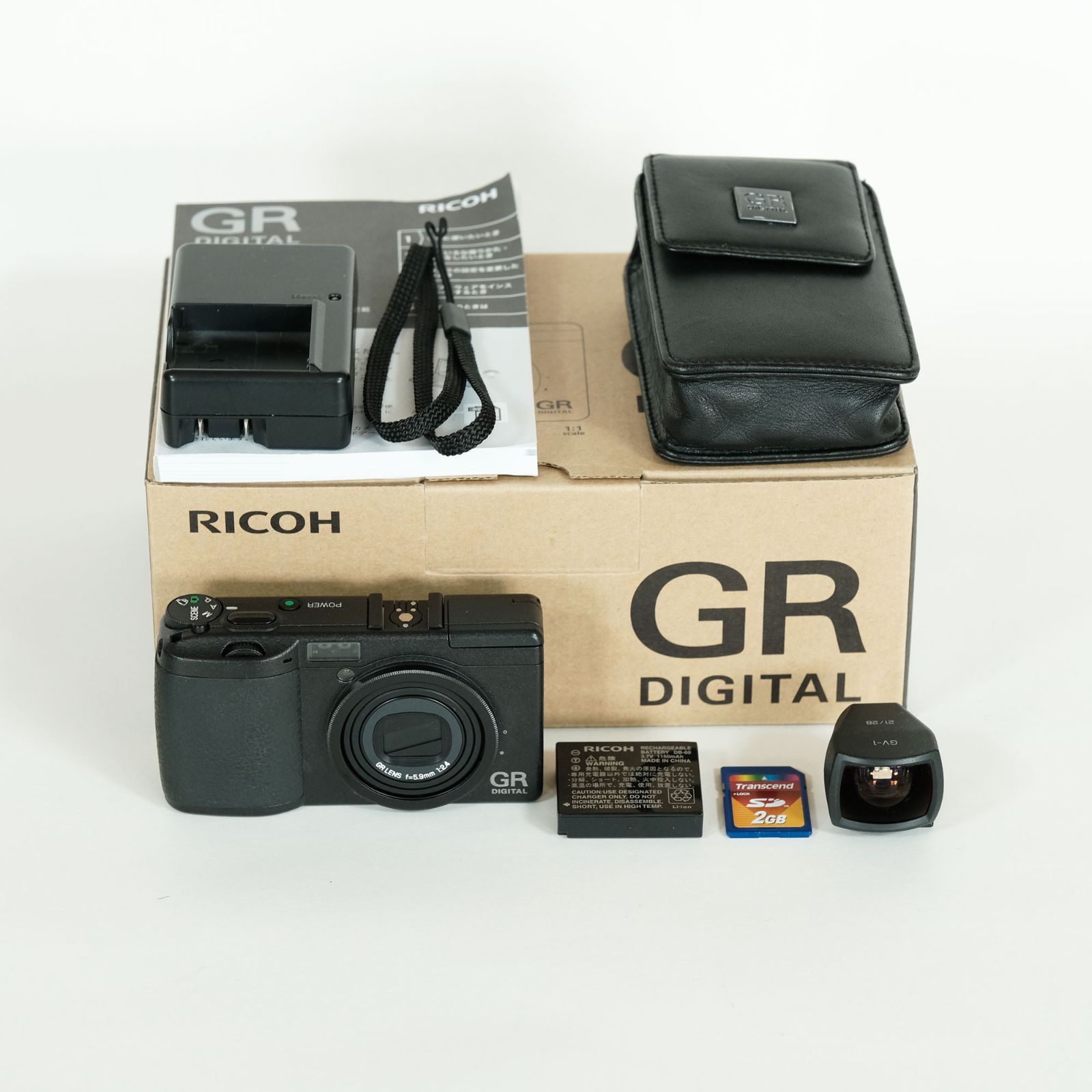 RICOH GR DIGITAL 初代 完動品 箱付 SDカード付属 RICOH GR DIGITAL