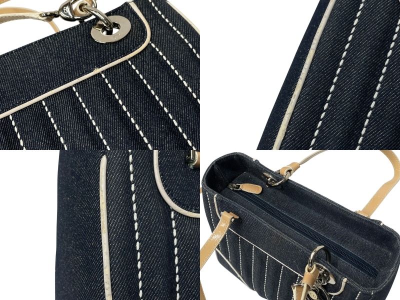 Christian Dior クリスチャンディオール ハンドバッグ MA-1011 デニム
