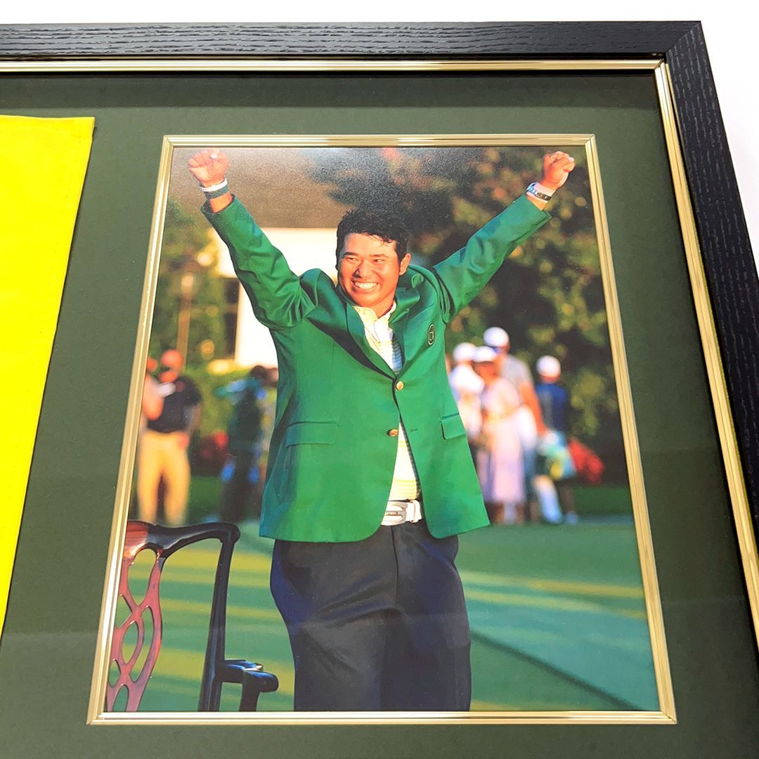 松山英樹プロ 直筆サイン入り 2021年マスターズ優勝記念ピンフラッグ