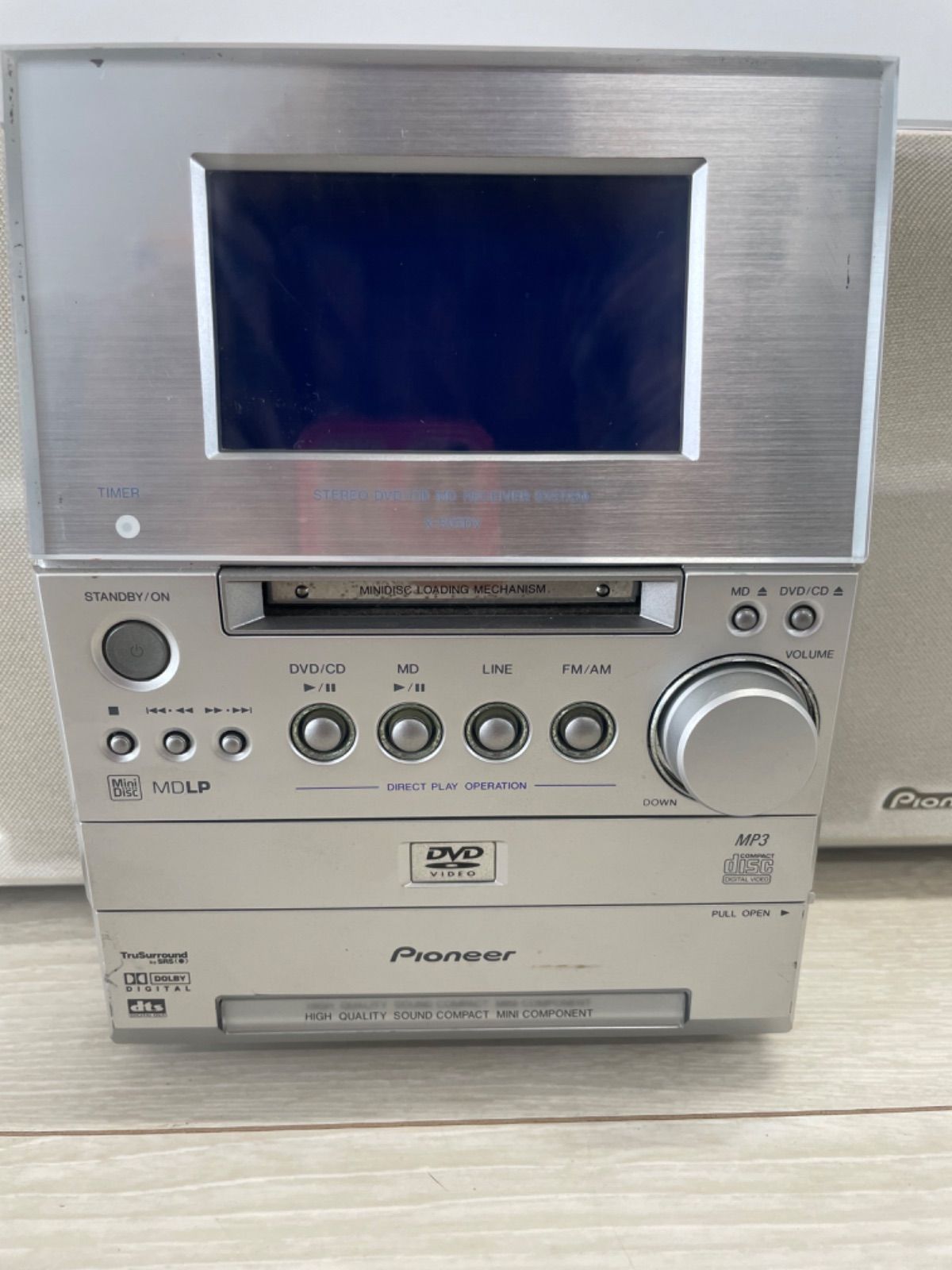 Pioneer パイオニア X-SV5DV DVD/CD/MD コンポ - メルカリ