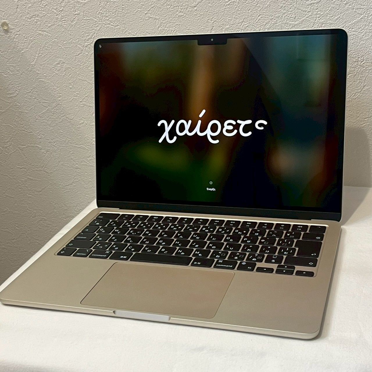 極美品】MacBook/Air/M2/16GB/256GB/スターライト/バッテリー100%/保証