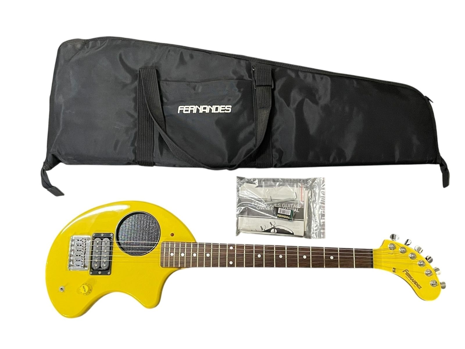 k*t様 FERNANDES イエロー エレキギター ギターケース付き k*t様
