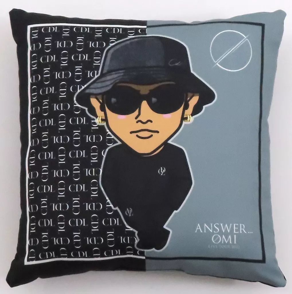中古】クッション・本体 OMI(登坂広臣) スクエアクッション(プチキャラ
