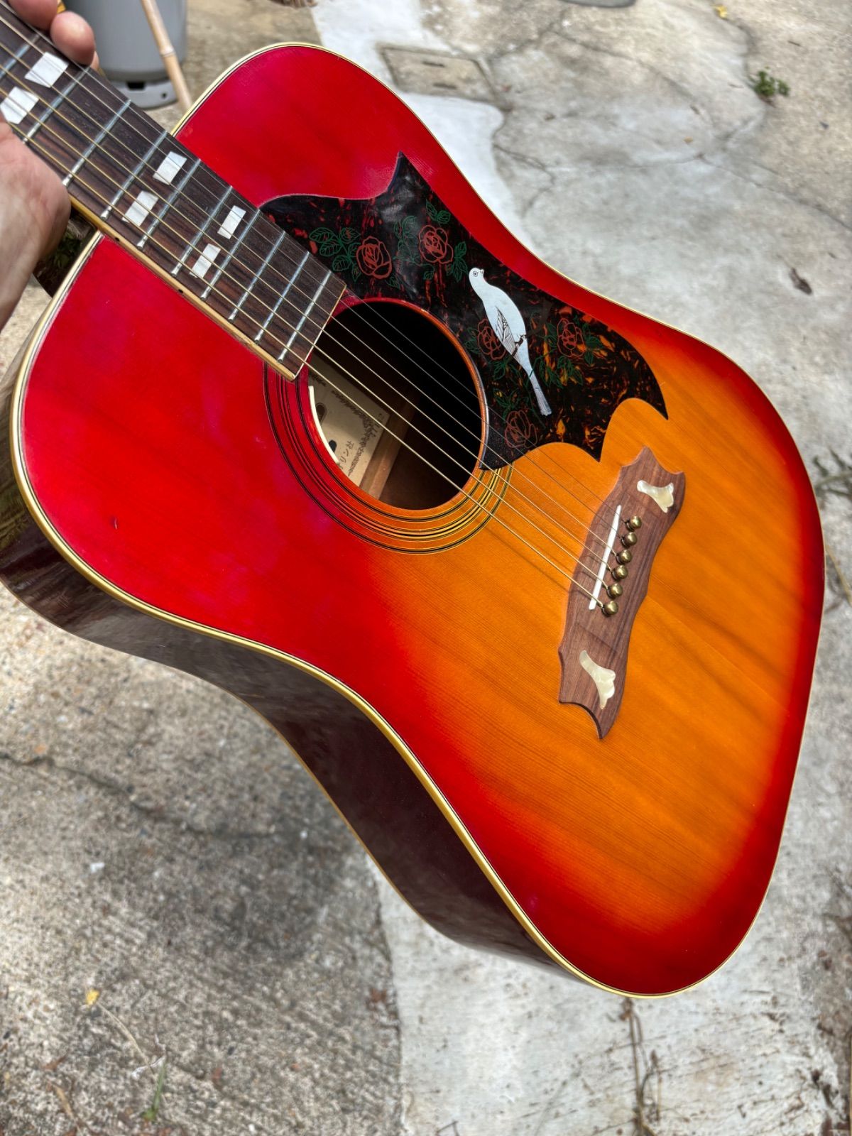 Thomas アコースティックギター グラデーションオレンジ Thomas