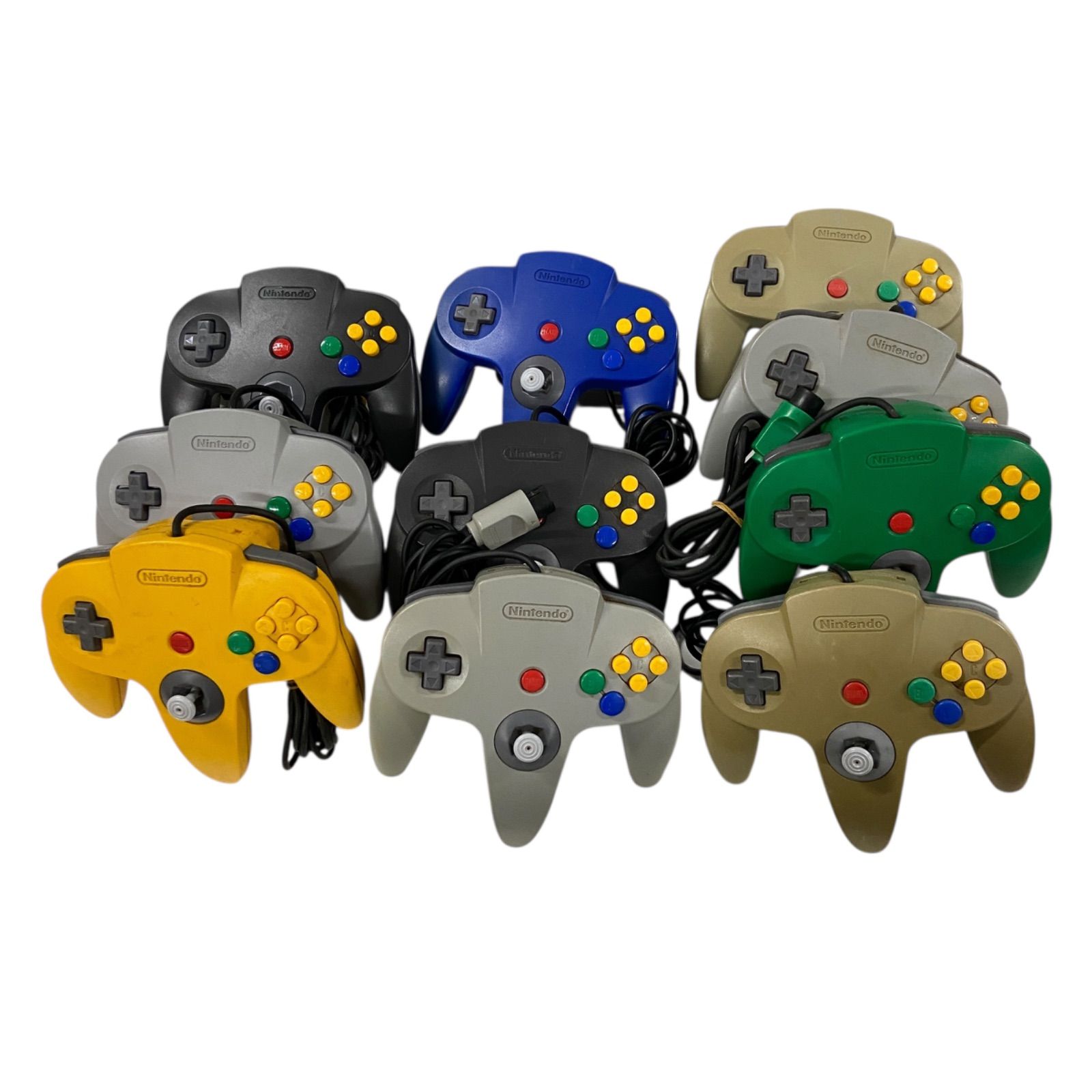 ジャンク】ニンテンドー64 コントローラーセット 10個 N64