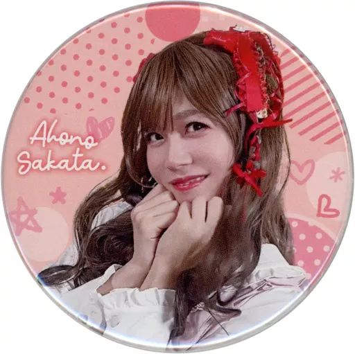 中古】バッジ・ピンズ あほの坂田。(女装/両手顔) 缶バッジ 「AHO NO