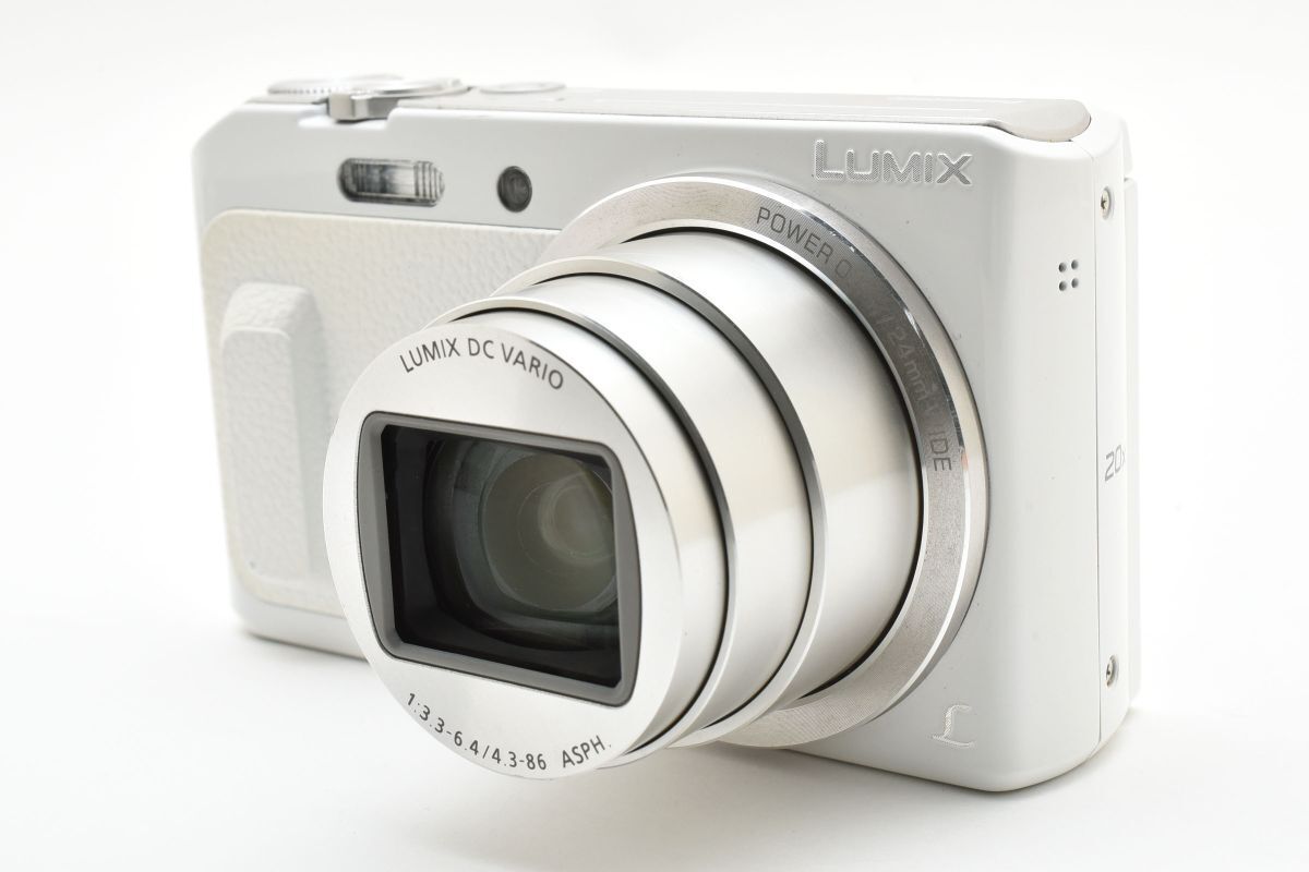 良品 Panasonic LUMIX DMC-TZ57 ホワイト AA4395#112 - メルカリ