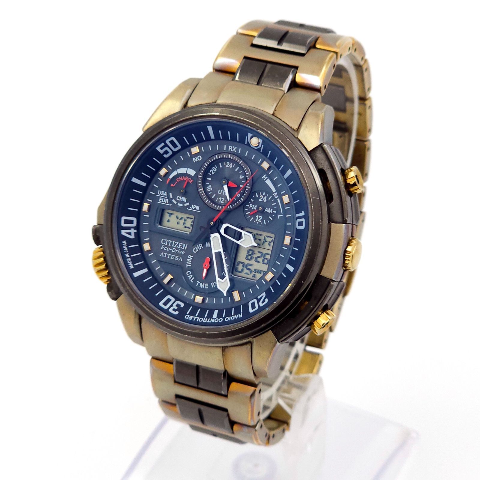 CITIZEN シチズン アテッサ ジェットセッター U680-T014283 ソーラー