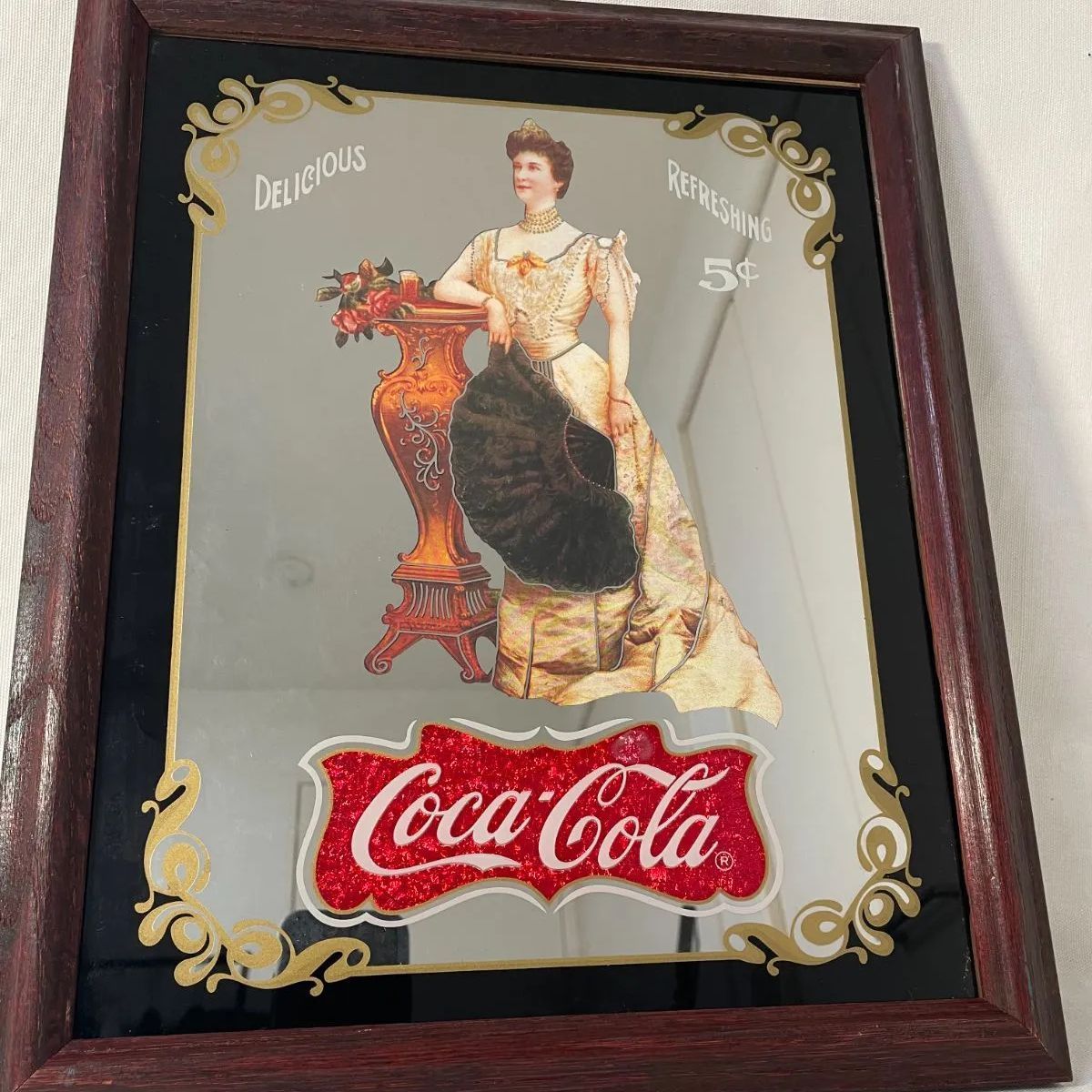 COCA-COLA BRAND コカコーラブランド パブミラー 未開封品 COCA-COLA