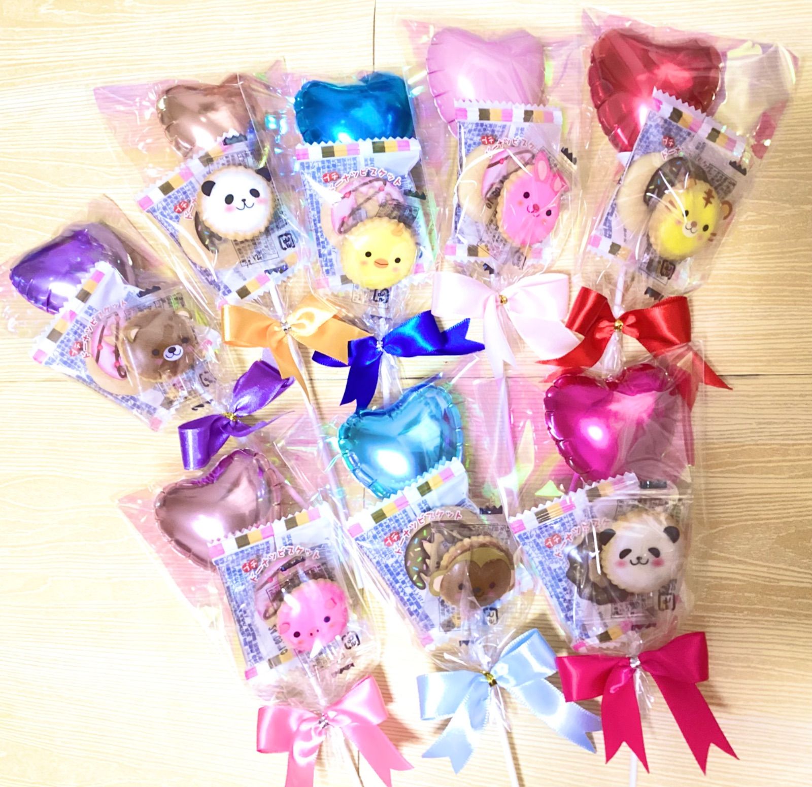 プチバルーン付お菓子ブーケ 8個♡発表会・卒園ギフトに - メルカリ