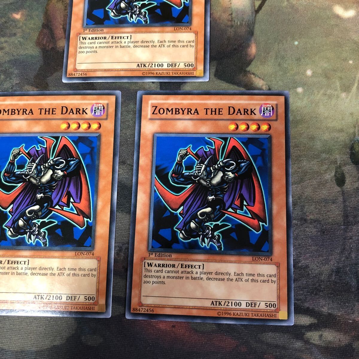 nv14 8 旧アジア版 1st ダーク・ヒーロー ゾンバイア 3枚 まとめ LON