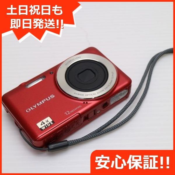 超美品 VG-110 レッド 即日発送 OLYMPUS デジカメ デジタルカメラ 本体