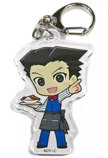 逆転裁判 成歩堂龍一 大学生 アクリルキーホルダー 逆転裁判 アクリル