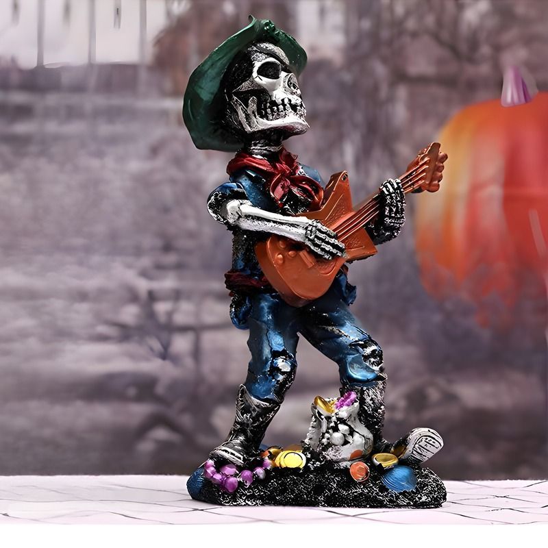 置物 装飾品 人形 フィギュア ミュージシャン ギタリスト 楽器演奏