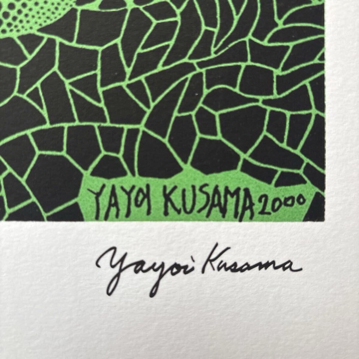 希少品】Yayoi Kusama 草間彌生 《Pumpkin かぼちゃ》 緑 サイン入り