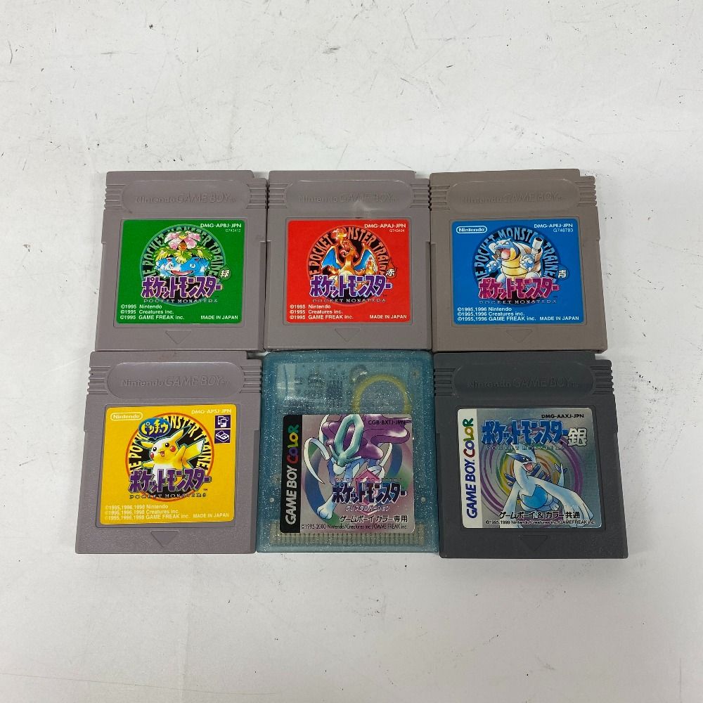 ポケモン GB ゲームボーイ ソフト まとめ売り 赤青緑ピカチュウ金