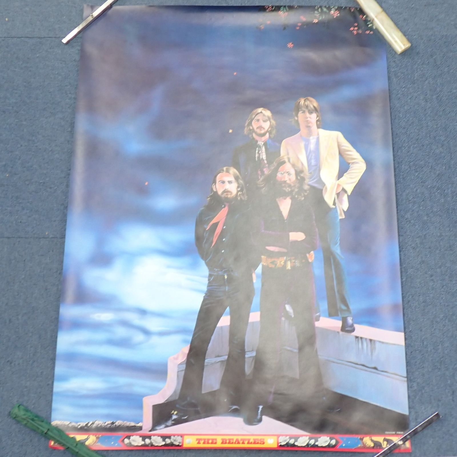 The Beatles ビートルズ 横尾忠則 B1サイズ ポスター ピン穴なし#14284