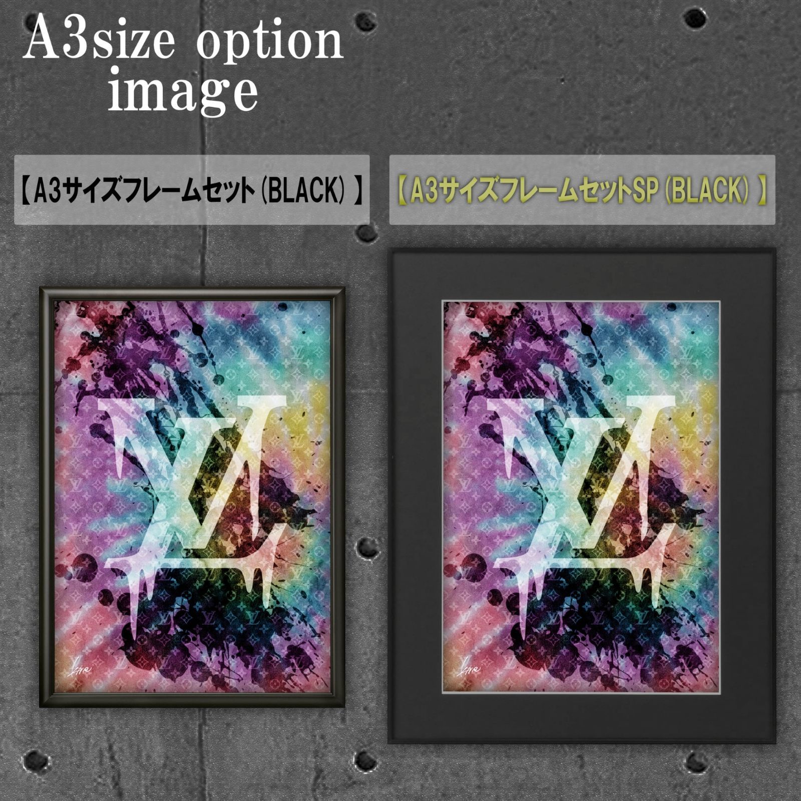 CHROMEHEARTS type☆A4額装済アートポスター.#335☆クロムハーツ