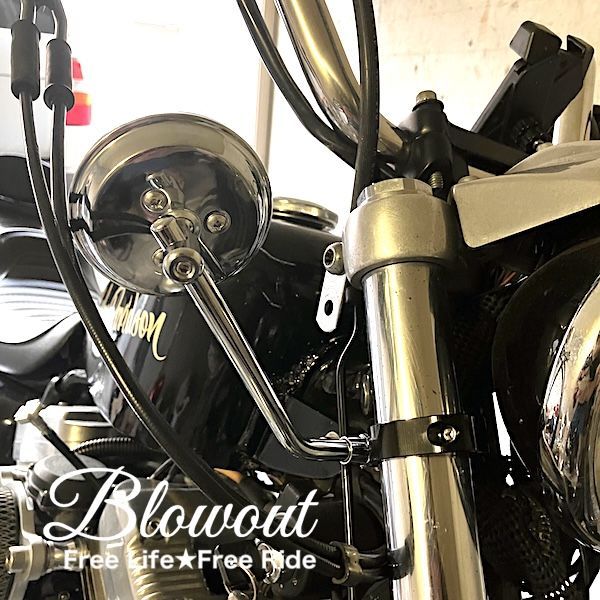 スポーツスター39mm フォーク用ロングフォーク エクステンション 4in