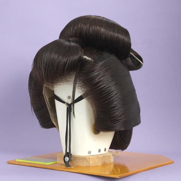 つぶし島田、日本髪かつら中古、サイズ豊富、自然色 - メルカリ