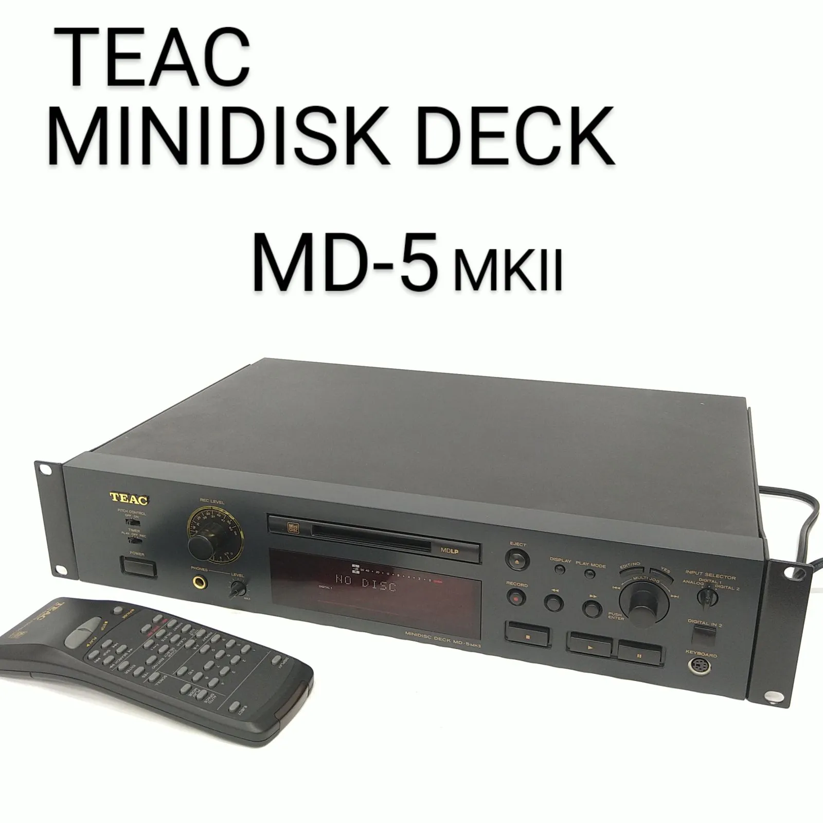 TEAC MDデッキ MD-5MK2-S ○158○ MDデッキ TEAC ティアック MD-5 中古