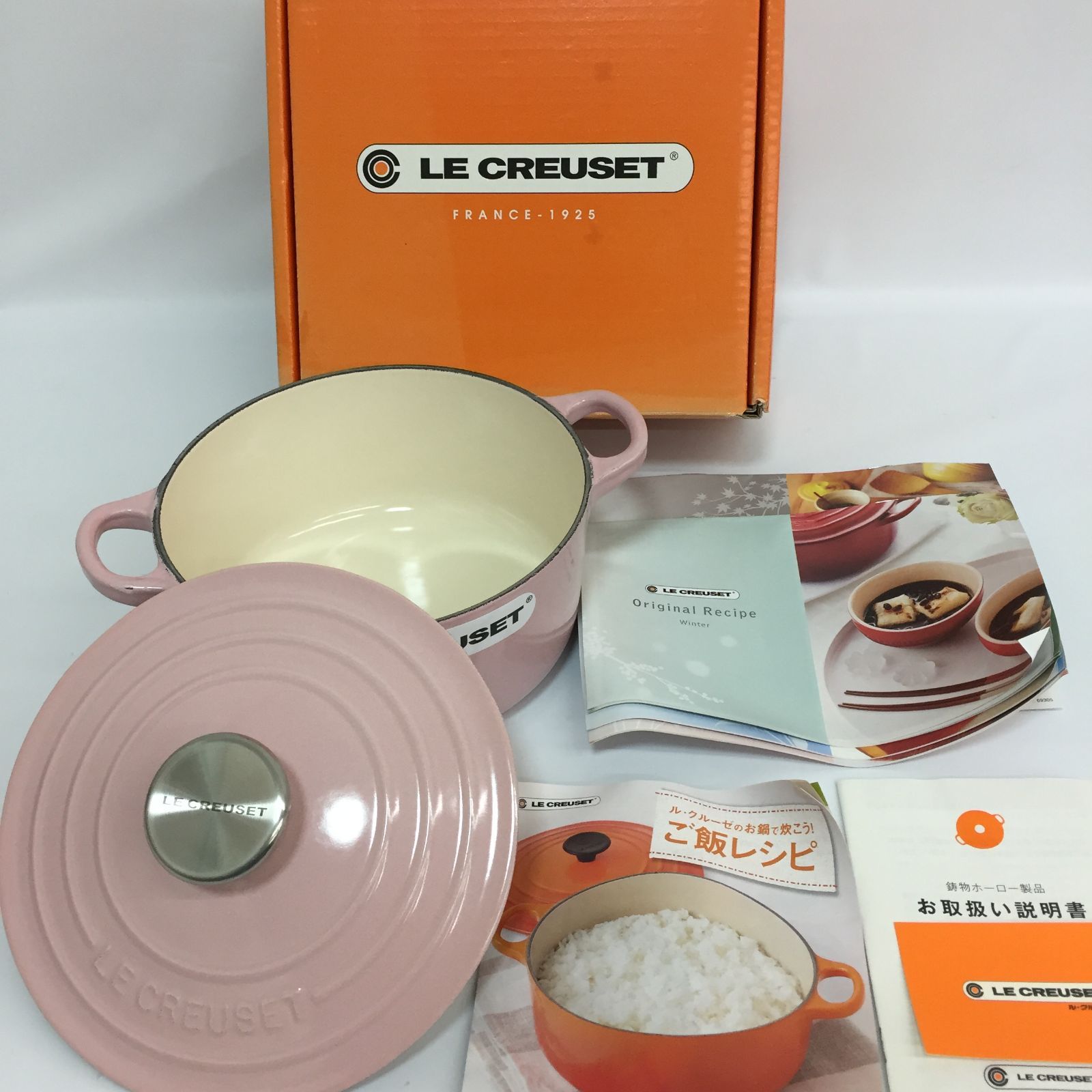 未使用品 LE CREUSET ルクルーゼ ココットロンド ホーロー鍋 18
