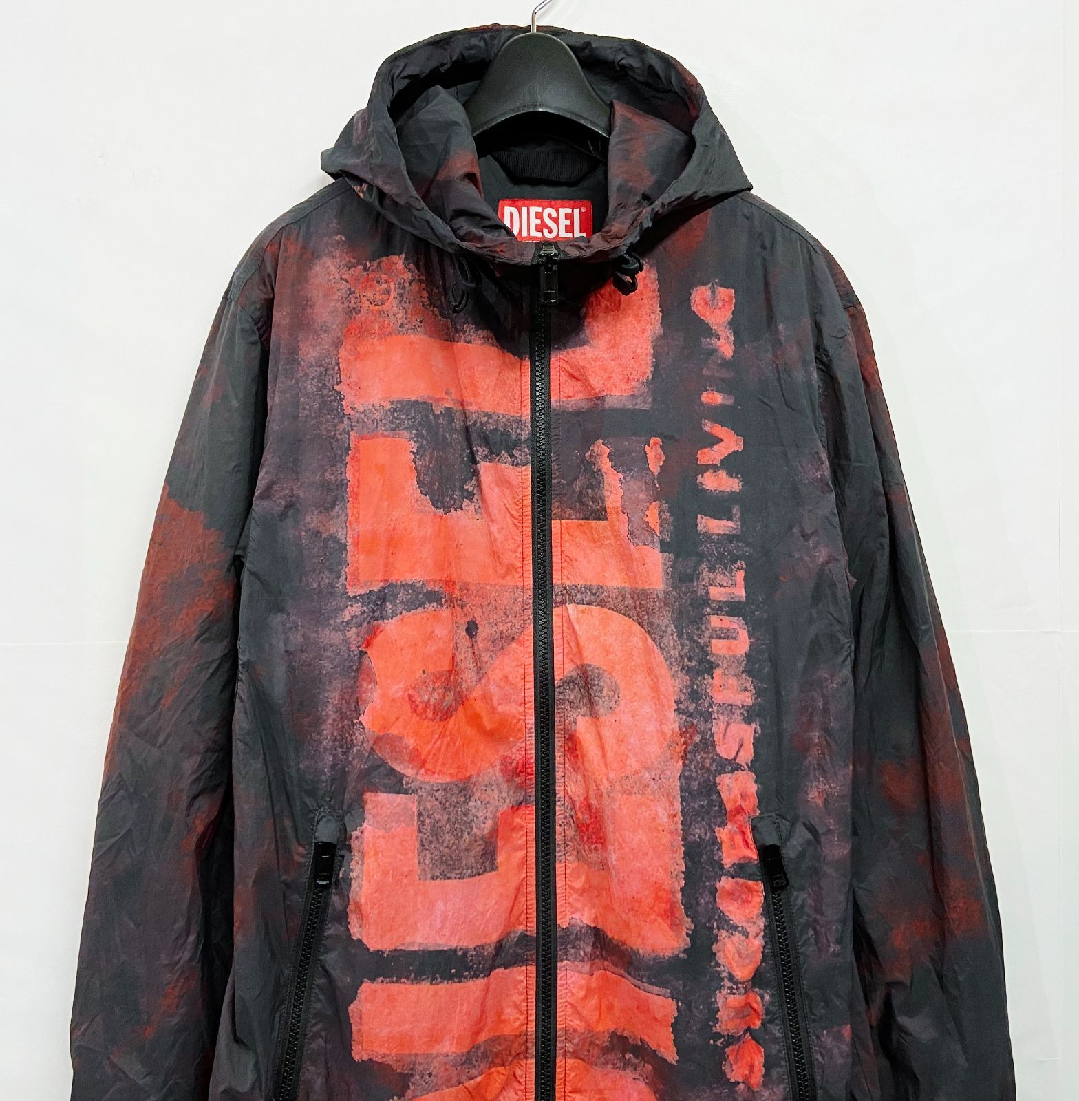 DIESEL｜ディーゼル RED TAG J-WARRETT-LOGO-LOGO jacket ロゴ