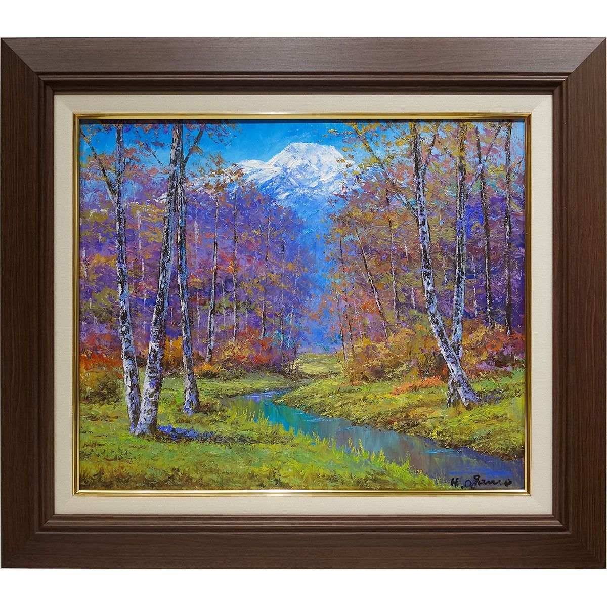 値下げ‼️林武 「ひまわり」素描 原画 直筆サイン入り 真作 タトウ箱