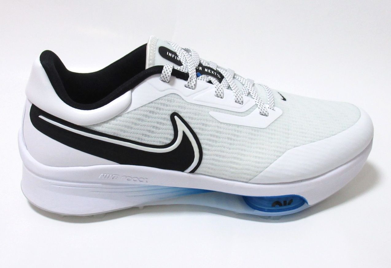 NIKE AIR ZOOM INFINITY TOUR NEXT% W 白 水色 黒 ナイキ ゴルフ