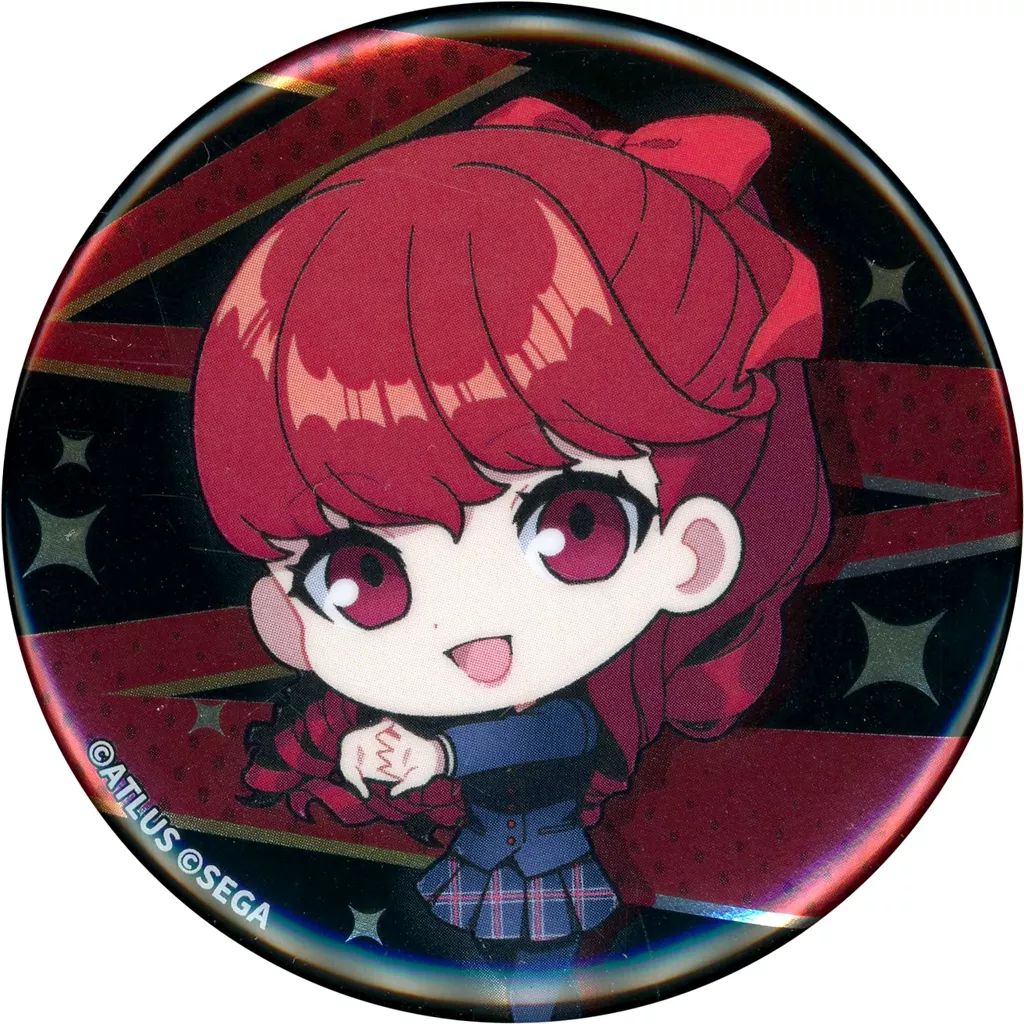 ペルソナ5 ザ・ロイヤル 楽コレ メタル風缶バッジ D-11賞 芳澤かすみ