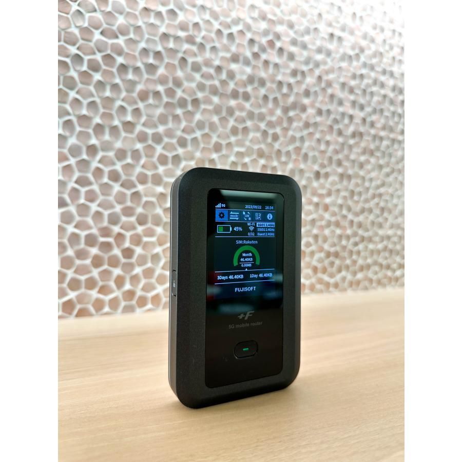 中古ランクA】富士ソフト Fs050w モバイル Wi-Fi ルーター 5G SIM
