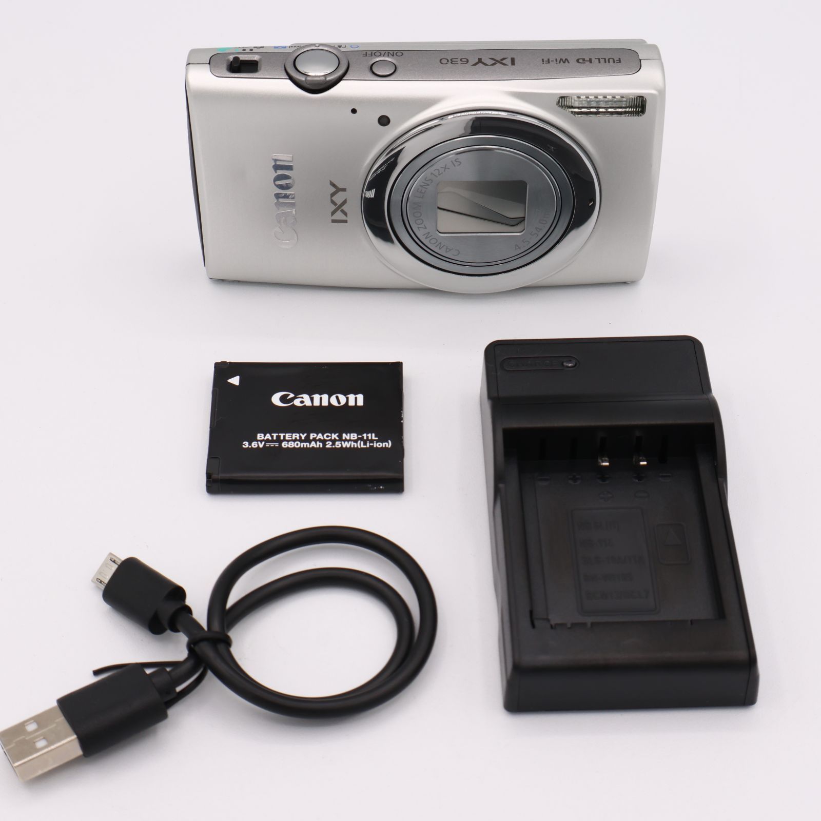 Canon IXY 630 シルバー デジタルカメラと付属品