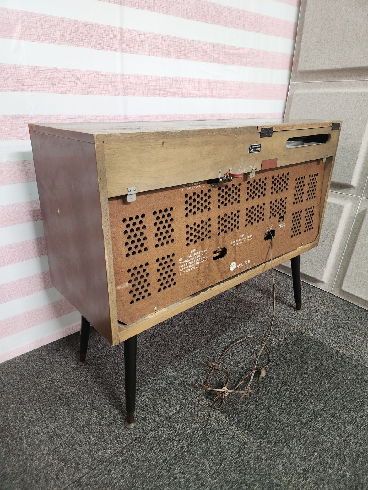 コロンビア SSA-739 真空管 ステレオ 昭和 レトロ アンティーク ラジオ