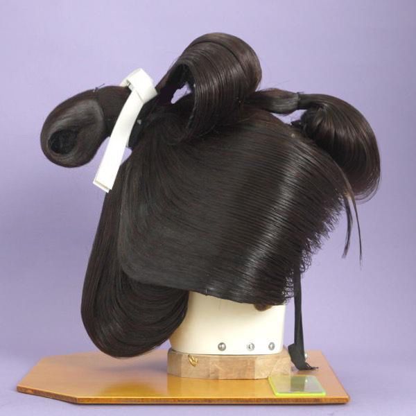 つぶし島田、日本髪かつら中古、サイズ豊富、自然色 - メルカリ