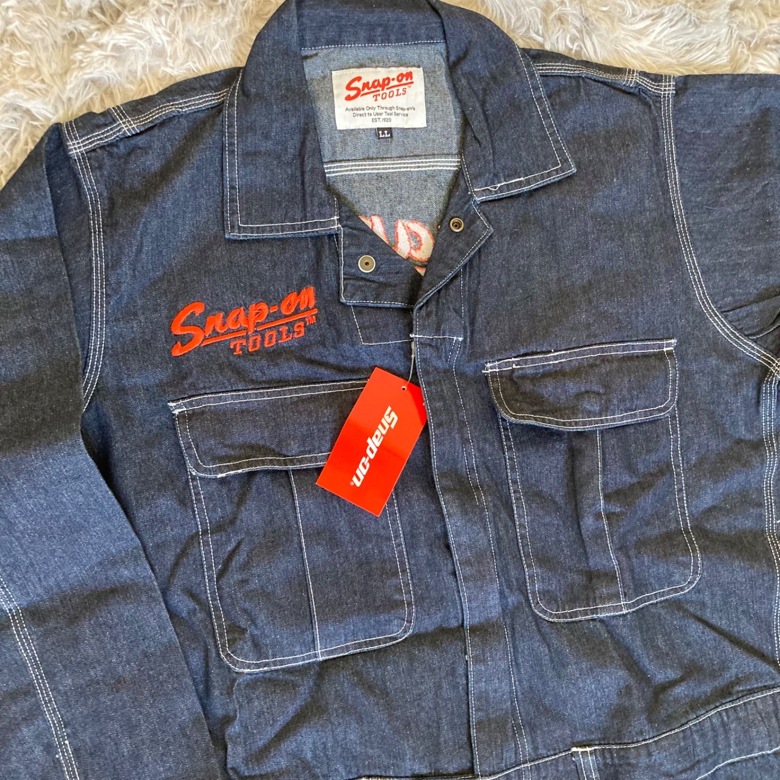 Snap-on デニムオーバーオール ツナギ BWL5450DO - メルカリ