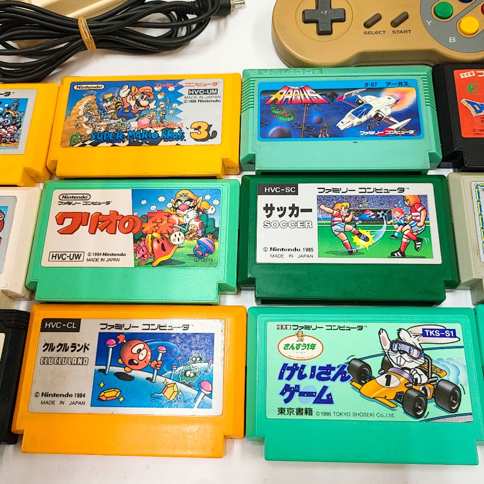 ファミコン スーパーファミコン本体／ファミコンソフト15本セット