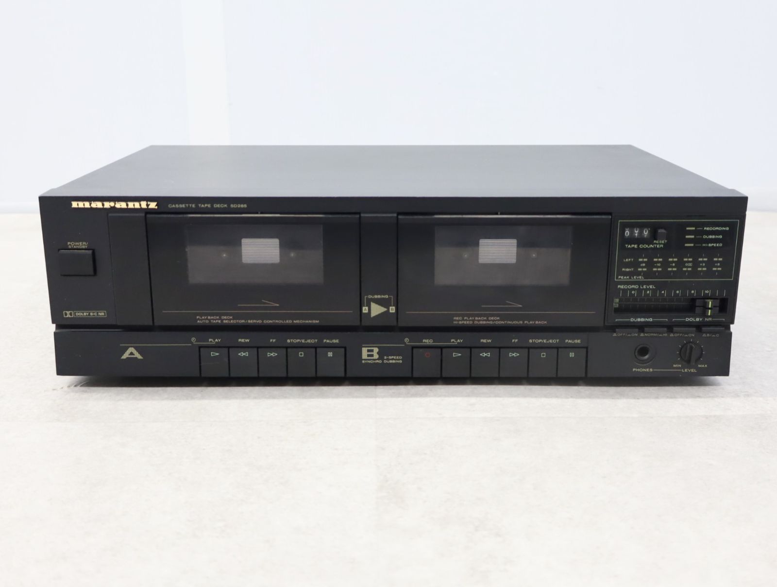 △ ジャンク｜ダブルカセットデッキ｜marantz マランツ SD285 ダブル